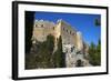 Lindos Acropolis. Lindos, Rhodes, Dodecanese, Greek Islands, Greece, Europe-Tuul-Framed Photographic Print