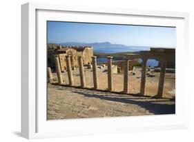 Lindos Acropolis, Lindos, Rhodes, Dodecanese, Greek Islands, Greece, Europe-Tuul-Framed Photographic Print