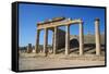 Lindos Acropolis, Lindos, Rhodes, Dodecanese, Greek Islands, Greece, Europe-Tuul-Framed Stretched Canvas