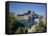 Lindos Acropolis on the Island of Rhodes, Dodecanese, Greek Islands, Greece-Teegan Tom-Framed Stretched Canvas