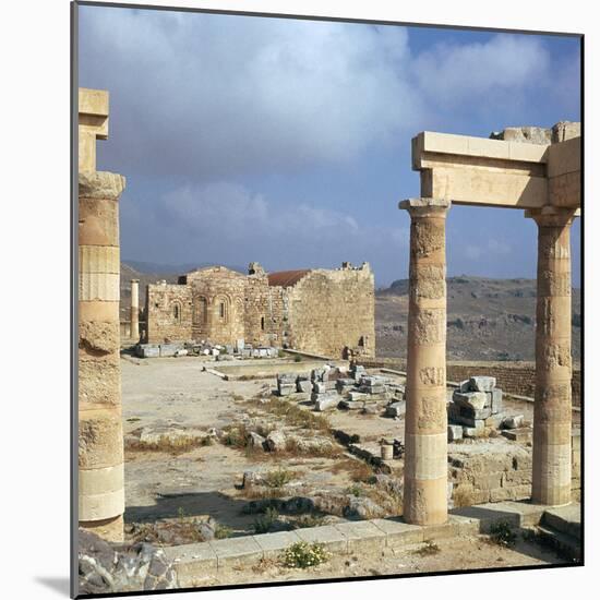Lindos Acropolis on the Isle of Rhodes, 4th Century Bc-CM Dixon-Mounted Photographic Print
