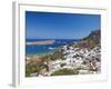 Lindos and the Acropolis, Rhodes, Dodecanese, Greek Islands, Greece, Europe-Sakis Papadopoulos-Framed Photographic Print