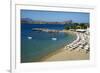 Lindos Beach, Lindos, Rhodes, Dodecanese, Greek Islands, Greece, Europe-Tuul-Framed Photographic Print