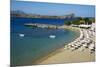 Lindos Beach, Lindos, Rhodes, Dodecanese, Greek Islands, Greece, Europe-Tuul-Mounted Photographic Print