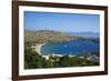 Lindos Beach, Lindos, Rhodes, Dodecanese, Greek Islands, Greece, Europe-Tuul-Framed Photographic Print