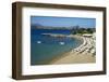 Lindos Beach, Lindos, Rhodes, Dodecanese, Greek Islands, Greece, Europe-Tuul-Framed Photographic Print