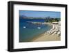 Lindos Beach, Lindos, Rhodes, Dodecanese, Greek Islands, Greece, Europe-Tuul-Framed Photographic Print