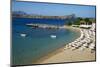 Lindos Beach, Lindos, Rhodes, Dodecanese, Greek Islands, Greece, Europe-Tuul-Mounted Photographic Print