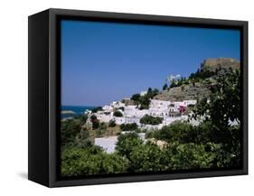 Lindos, Rhodes, Greek Islands, Greece-Nelly Boyd-Framed Stretched Canvas