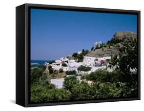 Lindos, Rhodes, Greek Islands, Greece-Nelly Boyd-Framed Stretched Canvas