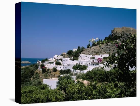 Lindos, Rhodes, Greek Islands, Greece-Nelly Boyd-Stretched Canvas