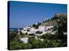 Lindos, Rhodes, Greek Islands, Greece-Nelly Boyd-Stretched Canvas