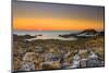 Lindos Sunrise-Terry Mathews-Mounted Photographic Print