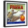 Lindsay, California, Parka Brand Citrus Label-Lantern Press-Framed Art Print