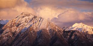 Mount Olympus And Twin Peaks Of The Wasatch Mountains In Utah-Lindsay Daniels-Photographic Print