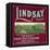 Lindsay Orange Label - Lindsay, CA-Lantern Press-Framed Stretched Canvas