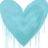 Big Hearted Gold on Teal-Lindsay Rodgers-Art Print