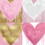 Big Hearted Pink and Gold-Lindsay Rodgers-Art Print