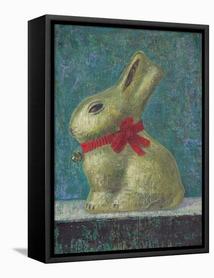 Lindt Bunny-Ruth Addinall-Framed Stretched Canvas