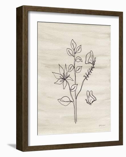 Line Butterfly-Yvette St. Amant-Framed Art Print