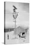 Line Crew at Work in Manzanar-Ansel Adams-Stretched Canvas
