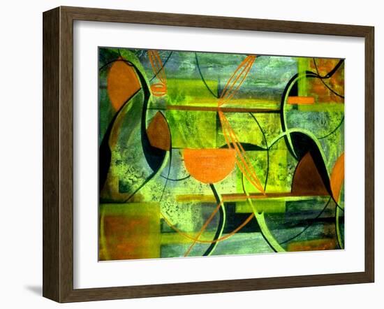 Line Dancing II-Ruth Palmer-Framed Art Print