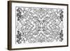 Line Drawing-Art House Design-Framed Giclee Print