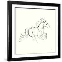 Line Horse II-Chris Paschke-Framed Art Print