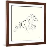 Line Horse II-Chris Paschke-Framed Art Print