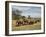 Line of African Elephants (Loxodonta Africana), Samburu National Reserve, Kenya, East Africa-James Hager-Framed Photographic Print