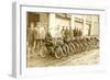 Line of Bicycles-null-Framed Premium Giclee Print