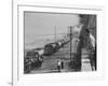 Line of Caltex Oil Trucks with Armed Escort on Road During Government Crisis-null-Framed Photographic Print