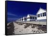 Line of Ocean Front Cottages, Cape Cod-Gary D^ Ercole-Framed Stretched Canvas