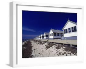 Line of Ocean Front Cottages, Cape Cod-Gary D^ Ercole-Framed Premium Photographic Print