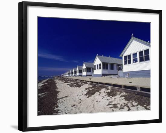 Line of Ocean Front Cottages, Cape Cod-Gary D^ Ercole-Framed Photographic Print