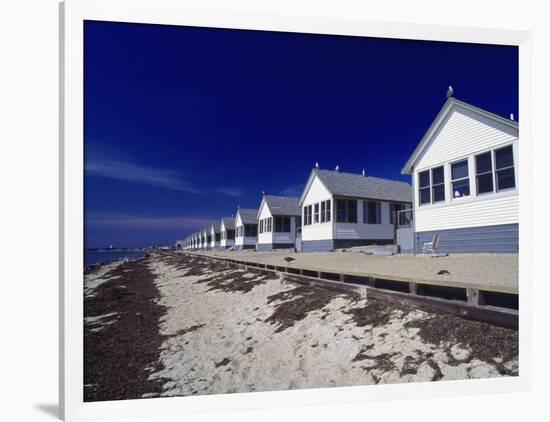 Line of Ocean Front Cottages, Cape Cod-Gary D^ Ercole-Framed Photographic Print