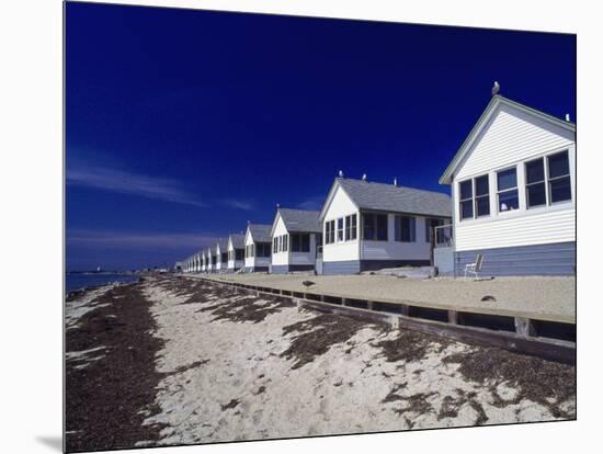 Line of Ocean Front Cottages, Cape Cod-Gary D^ Ercole-Mounted Photographic Print