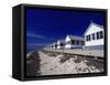 Line of Ocean Front Cottages, Cape Cod-Gary D^ Ercole-Framed Stretched Canvas