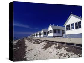 Line of Ocean Front Cottages, Cape Cod-Gary D^ Ercole-Stretched Canvas