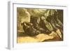 Line of Old Boots, 1886-Vincent van Gogh-Framed Premium Giclee Print