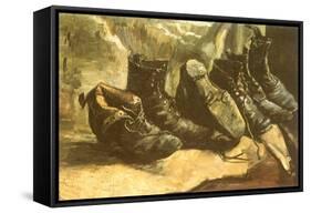 Line of Old Boots, 1886-Vincent van Gogh-Framed Stretched Canvas