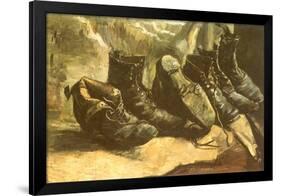 Line of Old Boots, 1886-Vincent van Gogh-Framed Giclee Print