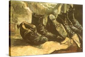 Line of Old Boots, 1886-Vincent van Gogh-Stretched Canvas
