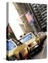Line of Taxi Cabs in New York City, New York, USA-Bill Bachmann-Stretched Canvas