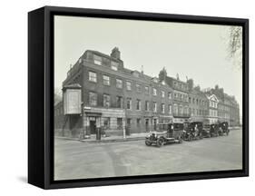 Line of Taxis, Abingdon Street, Westminster, London, 1933-null-Framed Stretched Canvas