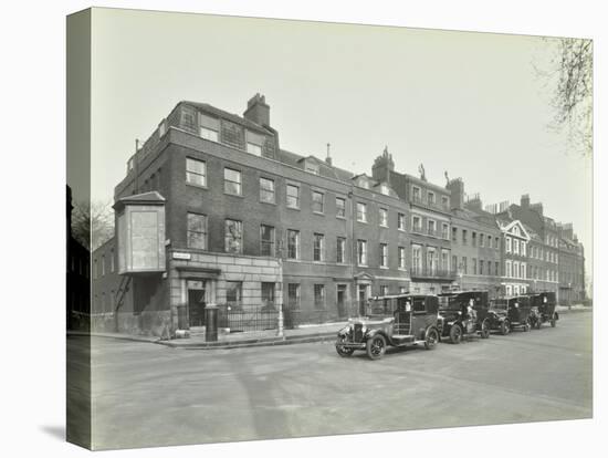 Line of Taxis, Abingdon Street, Westminster, London, 1933-null-Stretched Canvas