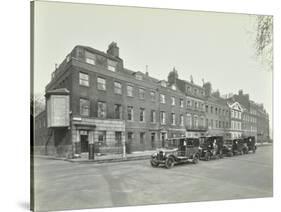 Line of Taxis, Abingdon Street, Westminster, London, 1933-null-Stretched Canvas