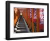 Line of torii gates at Hie Shrine-Jonathan Hicks-Framed Photographic Print