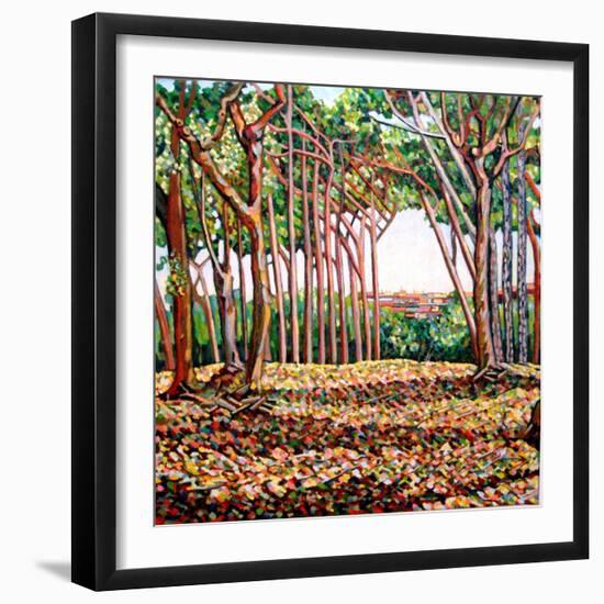 Line of Trees, 2009-Noel Paine-Framed Giclee Print