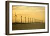 Line of Wind Turbines-Owen Franken-Framed Photographic Print